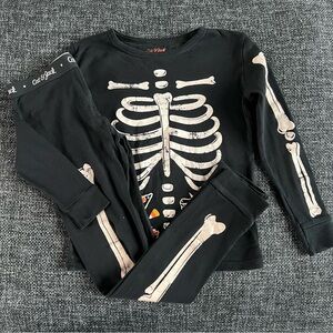 Cat & Jack Boys Skeleton Pajamas Size 10